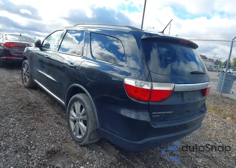 2012 Dodge Durango Sxt z USA, uszkodzony, nr VIN 1C4RDJAG7CC104307